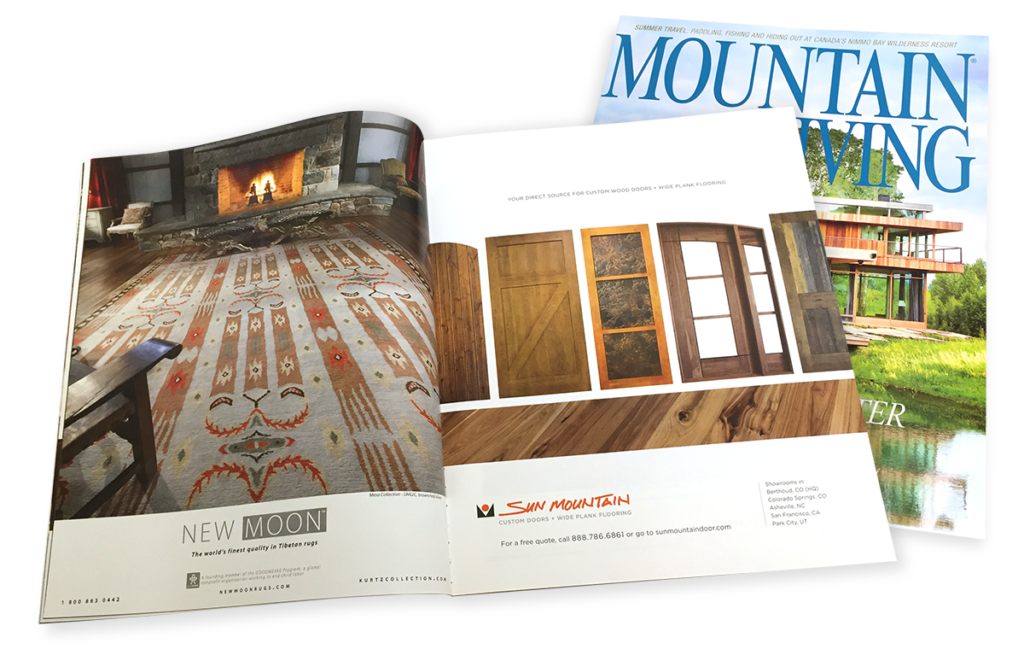 Mountain Living Magazine Ad